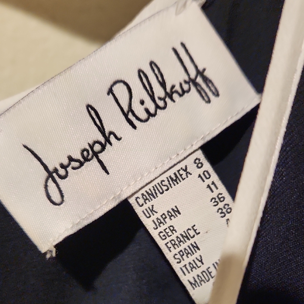 ❤️ JOSEPH RIBKOFF RUFFLE SLEEVE TOP, 8 - Picture 3 of 8